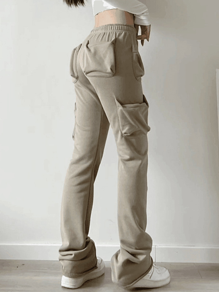 Coquette Aesthetic Cargo Skirt with Functional Pocket in White Coquette Aesthetic Cargo Skirt with Functional Pocket in White