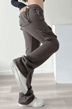 Coquette Aesthetic Cargo Skirt with Functional Pocket in White