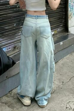 Coquette Aesthetic Cargo Skirt with Multi-Pocket Design