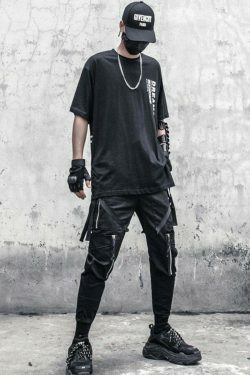 Coquette Aesthetic Cargo Skirt with Zippered Pockets