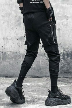 Coquette Aesthetic Cargo Skirt with Zippered Pockets