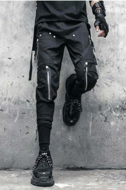 Coquette Aesthetic Cargo Skirt with Zippered Pockets