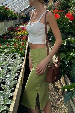 Coquette Aesthetic Cargo Skirt: Y2K Fashion Grunge Style with a Touch of Pastel Goth Vibe