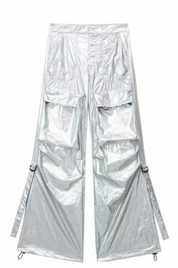 Coquette Aesthetic Cargo Skirt: Y2K Fashion Grunge Style with Pastel Goth Vibes