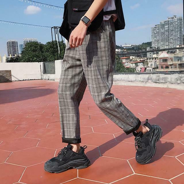 Coquette Aesthetic Cargo Skirt: Y2K Fashion Grunge Style with Relaxed Plaid Pants Coquette Aesthetic Cargo Skirt: Y2K Fashion Grunge Style with Relaxed Plaid Pants