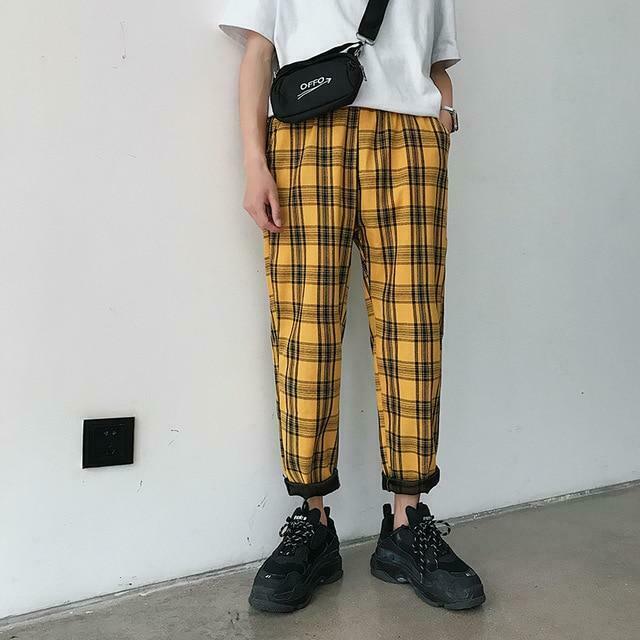 Coquette Aesthetic Cargo Skirt: Y2K Fashion Grunge Style with Relaxed Plaid Pants Coquette Aesthetic Cargo Skirt: Y2K Fashion Grunge Style with Relaxed Plaid Pants