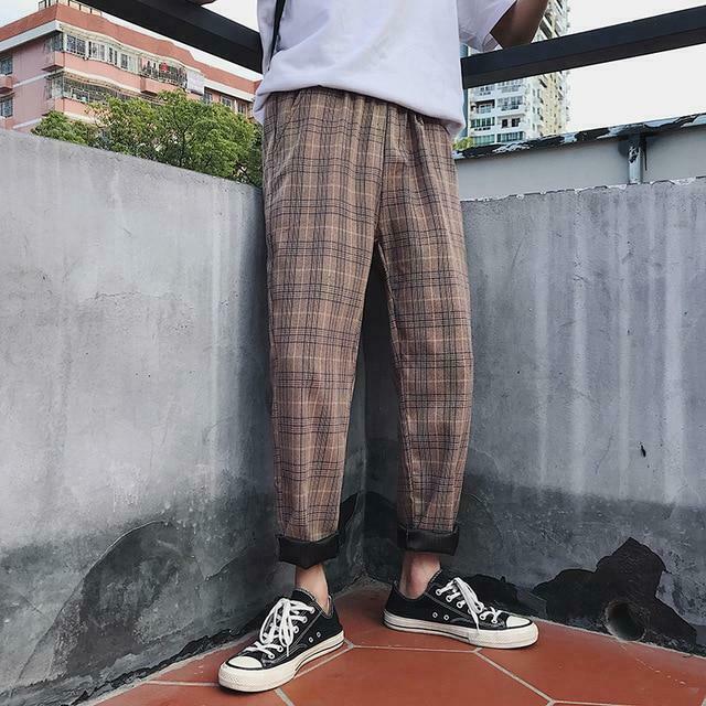 Coquette Aesthetic Cargo Skirt: Y2K Fashion Grunge Style with Relaxed Plaid Pants Coquette Aesthetic Cargo Skirt: Y2K Fashion Grunge Style with Relaxed Plaid Pants