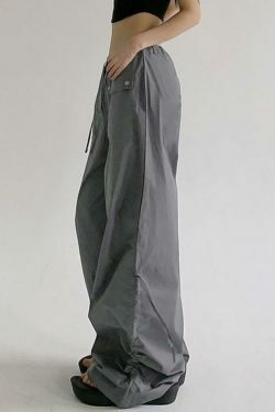 Coquette Aesthetic Cargo Skirt: Y2K Fashion Wide-Leg Pants