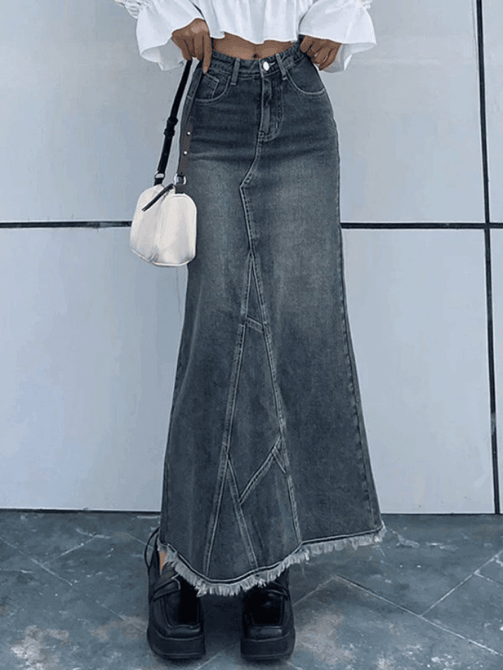 Coquette Aesthetic Cargo Skirt: Y2K Fashion with Grunge & Pastel Goth Vibes