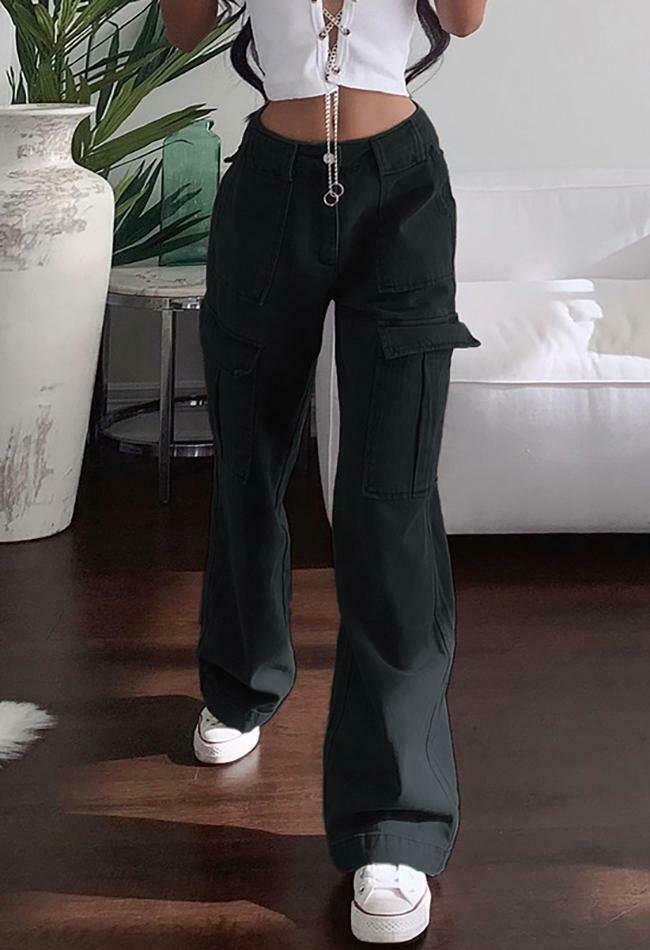 Coquette Aesthetic Cargo Skirt: Y2K Style Grunge Fashion for Women - Mid Rise Cargo Jeans Coquette Aesthetic Cargo Skirt: Y2K Style Grunge Fashion for Women - Mid Rise Cargo Jeans