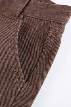 Coquette Aesthetic Cargo Skirt: Y2K Style Grunge Fashion for Women - Mid Rise Cargo Jeans