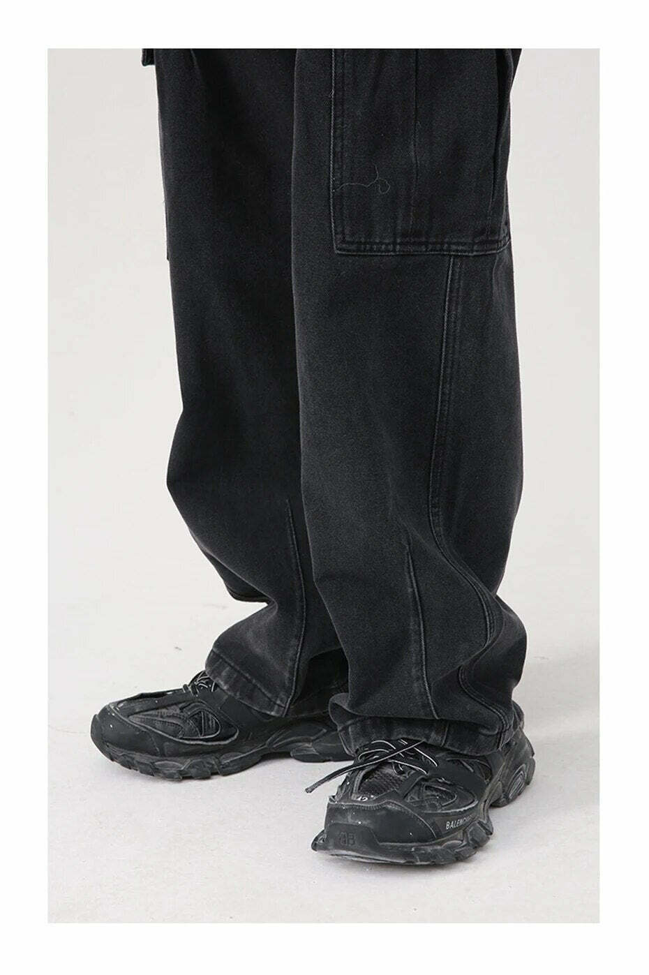 Coquette Aesthetic Cargo Skirt: Y2K Style Grunge Fashion with Loose Fit Cargo Jeans