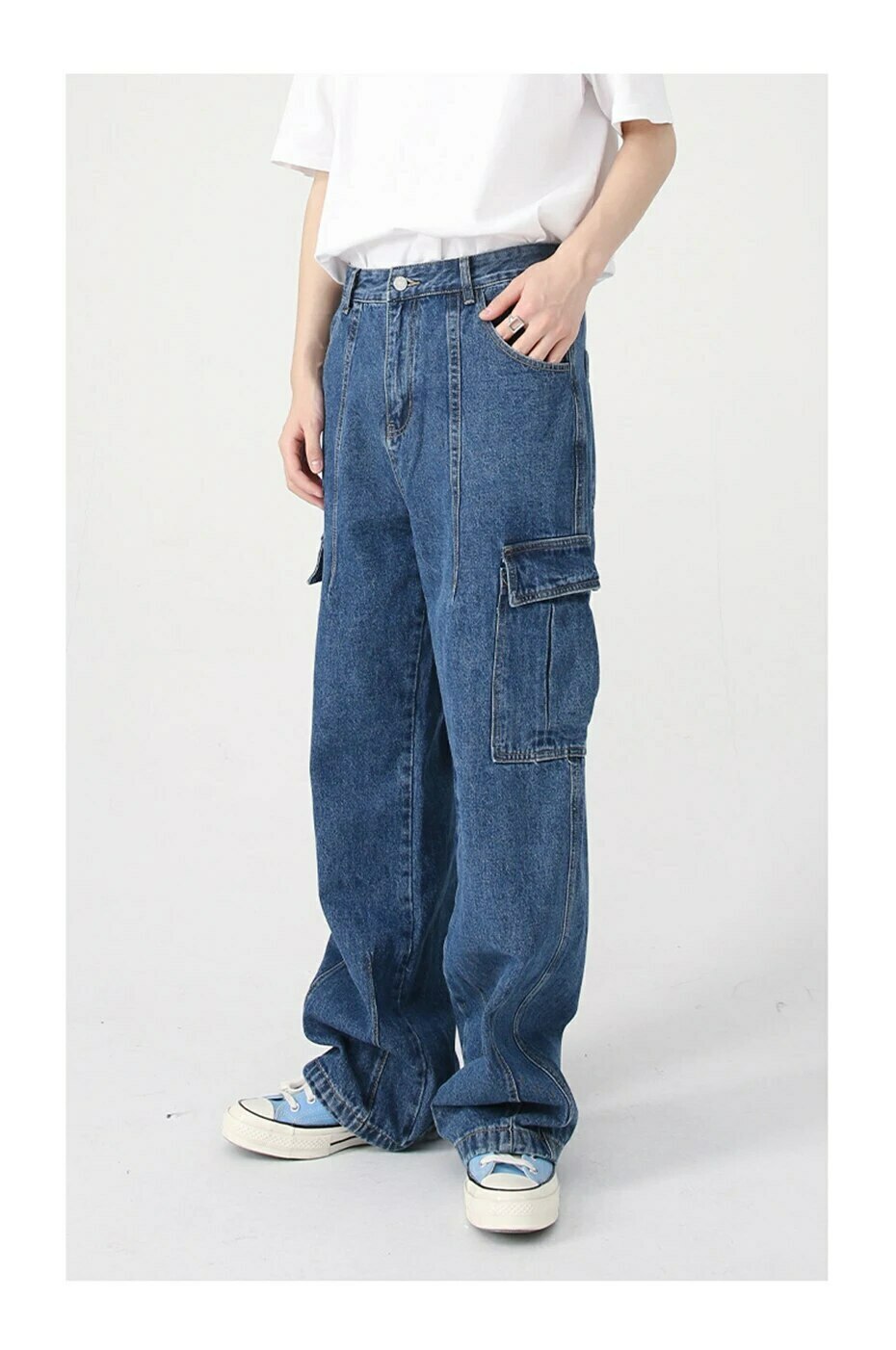 Coquette Aesthetic Cargo Skirt: Y2K Style Grunge Fashion with Loose Fit Cargo Jeans