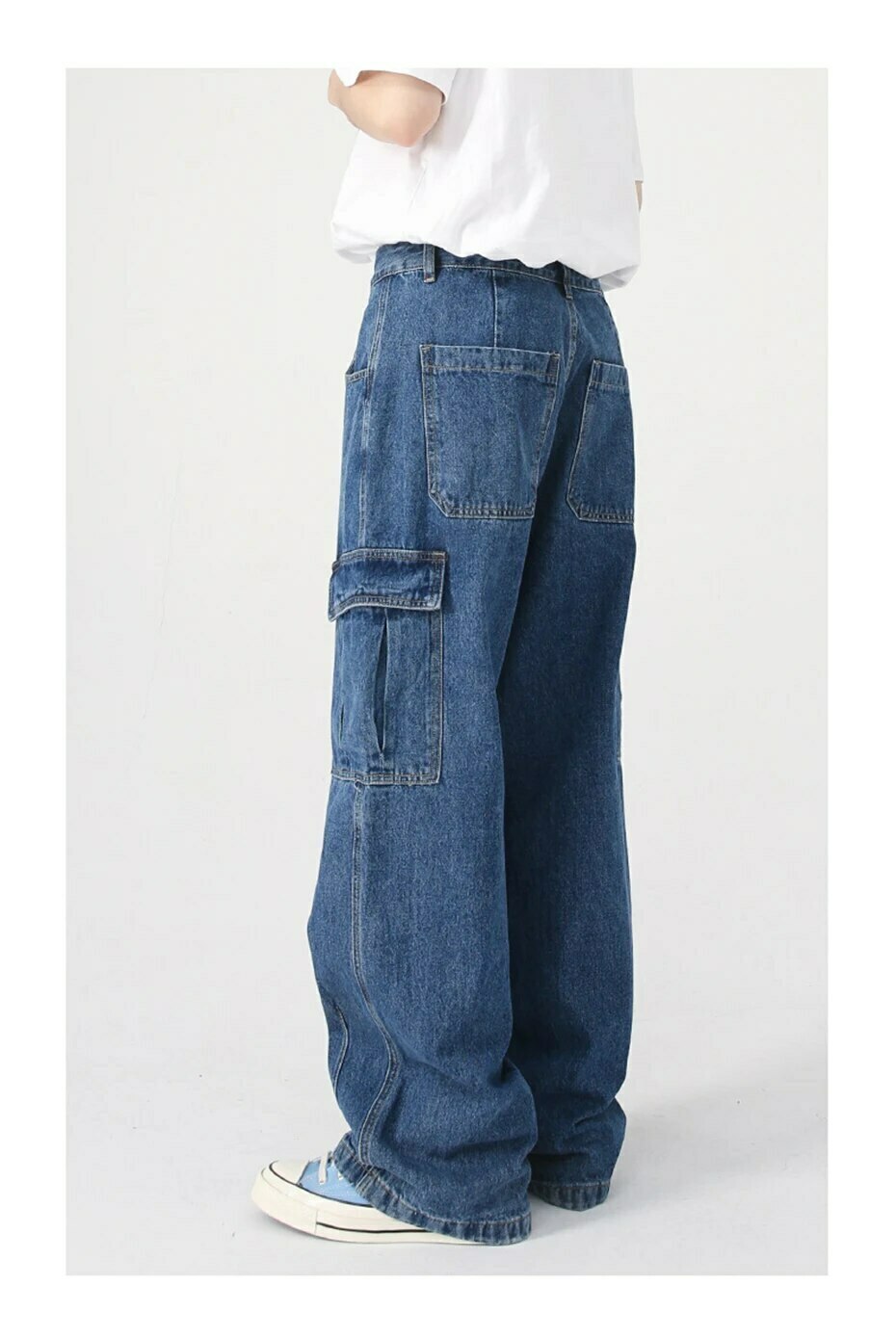 Coquette Aesthetic Cargo Skirt: Y2K Style Grunge Fashion with Loose Fit Cargo Jeans