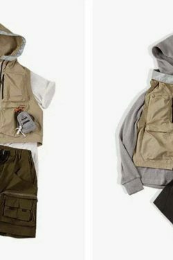 Coquette Aesthetic Cargo Skirt: Y2K Style Women's Fashion Vest