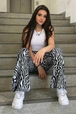 Coquette Aesthetic Cargo Skirt: Your Inner Wild Zebra Print Pants