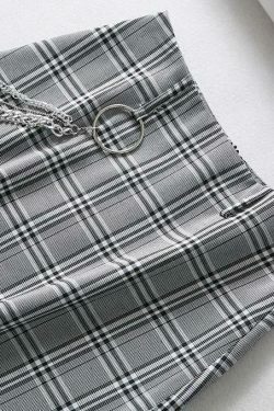 Coquette Aesthetic Chain Skirt - Y2K Fashion with Grunge & Pastel Goth Vibes