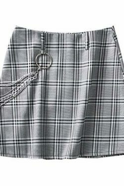 Coquette Aesthetic Chain Skirt - Y2K Fashion with Grunge & Pastel Goth Vibes