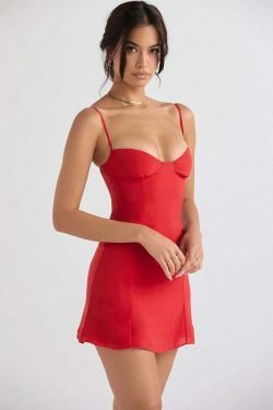 Coquette Aesthetic Chiffon Mini Dress - Y2K Fashion Outfit for Women