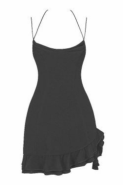 Coquette Aesthetic Chiffon Mini Dress - Y2K Fashion Outfit for Women