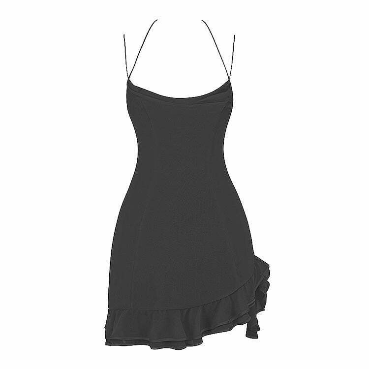 Coquette Aesthetic Chiffon Mini Dress - Y2K Fashion Outfit for Women Coquette Aesthetic Chiffon Mini Dress - Y2K Fashion Outfit for Women