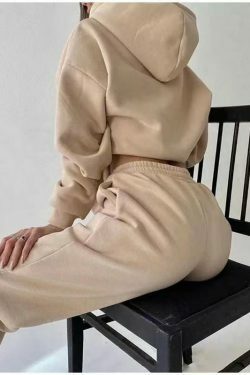 Coquette Aesthetic Chill Paparazzi Oversized Hoodie Set