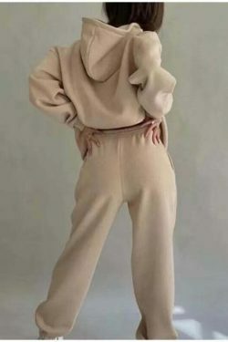 Coquette Aesthetic Chill Paparazzi Oversized Hoodie Set