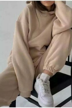 Coquette Aesthetic Chill Paparazzi Oversized Hoodie Set