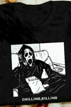 Coquette Aesthetic Chilling Killing T-Shirt - Y2K Fashion Grunge Style Cute Tops Pastel Goth