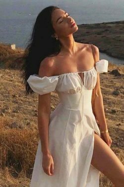 Coquette Aesthetic Clancy Ruched Tie-Up Dress - Y2K Fashion Statement for Women