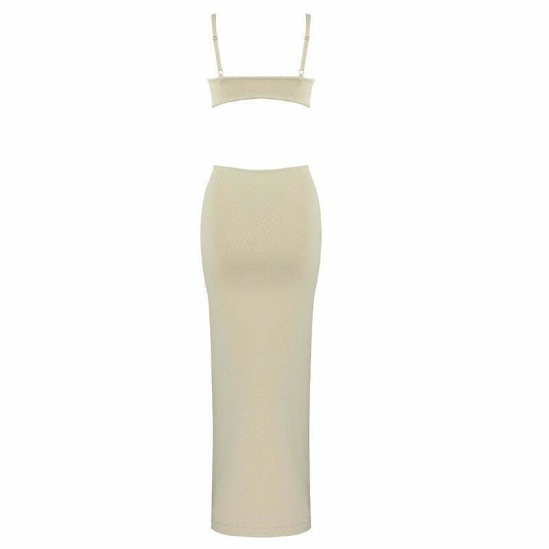 Coquette Aesthetic Claudia Backless Maxi Dress - Y2K Fashion Women's Clothing Coquette Aesthetic Claudia Backless Maxi Dress - Y2K Fashion Women's Clothing