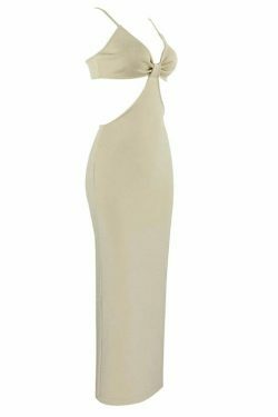 Coquette Aesthetic Claudia Backless Maxi Dress - Y2K Fashion Women's Clothing