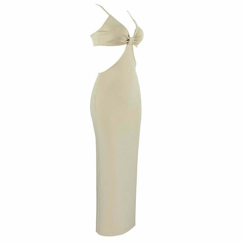 Coquette Aesthetic Claudia Backless Maxi Dress - Y2K Fashion Women's Clothing Coquette Aesthetic Claudia Backless Maxi Dress - Y2K Fashion Women's Clothing