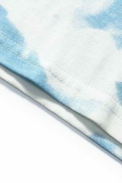 Coquette Aesthetic Cloud Print T-Shirt - Y2K Fashion with Grunge & Pastel Goth Vibes