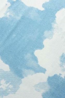 Coquette Aesthetic Cloud Print T-Shirt - Y2K Fashion with Grunge & Pastel Goth Vibes