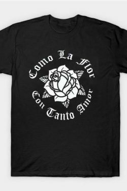Coquette Aesthetic Como La Flor T-Shirt - Y2K Fashion with a Touch of Grunge and Pastel Goth Vibes