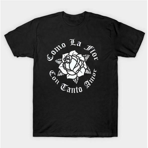 Coquette Aesthetic Como La Flor T-Shirt - Y2K Fashion with a Touch of Grunge and Pastel Goth Vibes