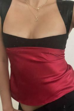 Coquette Aesthetic Cooper Cropped Vest - Y2K Fashion Women's Clothing