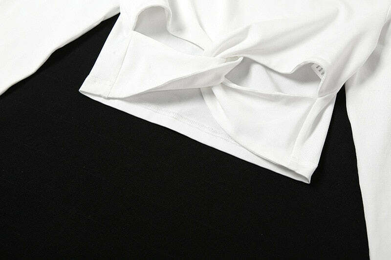 Coquette Aesthetic Coral Twisted Knot Top - Y2K Fashion Women's Clothing