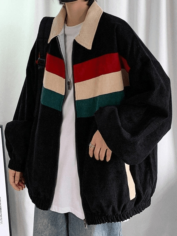 Coquette Aesthetic Corduroy Jacket for Women - Y2K Fashion Statement Piece with Grunge Vibes