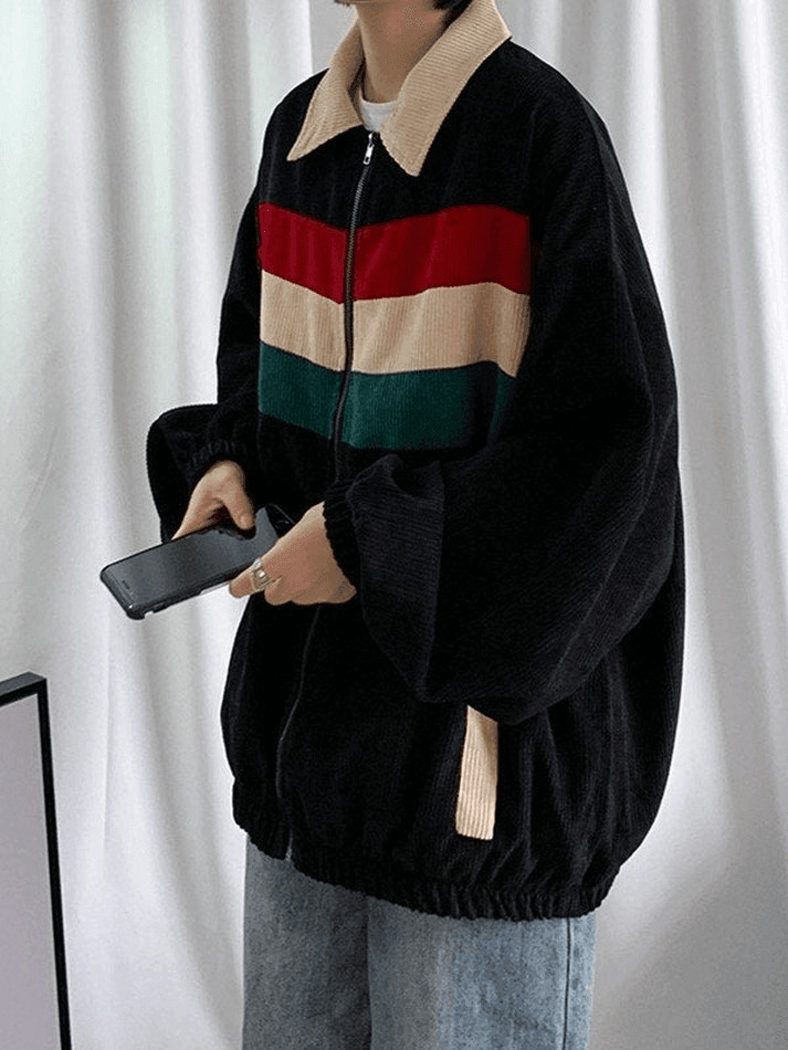 Coquette Aesthetic Corduroy Jacket for Women - Y2K Fashion Statement Piece with Grunge Vibes