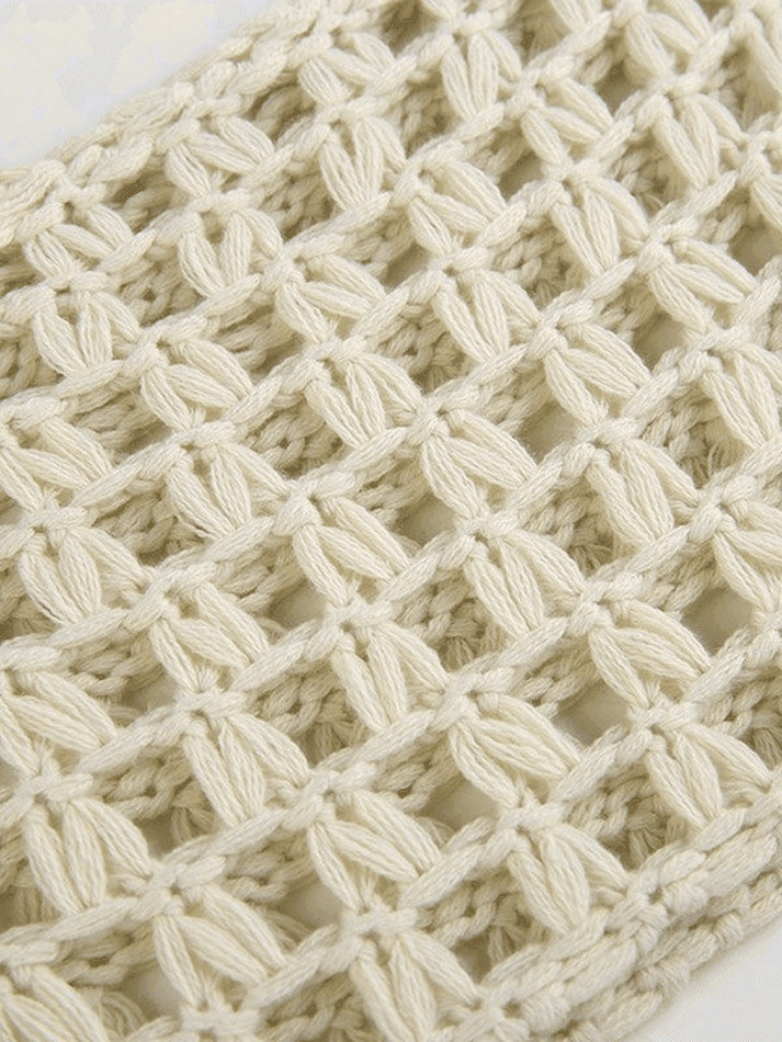 Coquette Aesthetic Crochet Bolero: Y2K Fashion Knit Top for Women