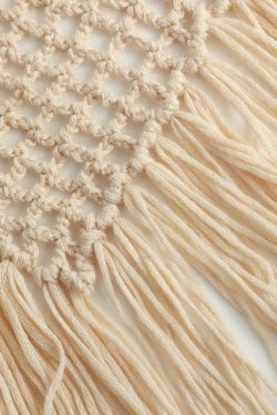 Coquette Aesthetic Crochet Fringe Hem Cami Top for Y2K Fashion Enthusiasts