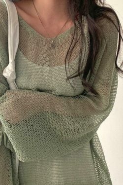 Coquette Aesthetic Crochet Knit Top for Women - Y2K Fashion Statement Piece