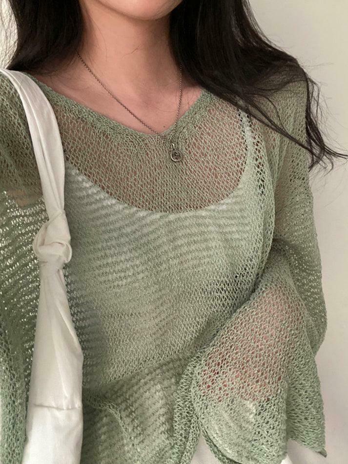 Coquette Aesthetic Crochet Knit Top for Women - Y2K Fashion Statement Piece