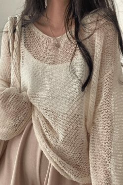 Coquette Aesthetic Crochet Knit Top for Women - Y2K Fashion Statement Piece