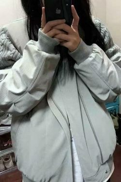 Coquette Aesthetic Crochet Patchwork Bomber Jacket