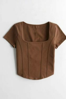 Coquette Aesthetic Crop Top: Y2K Fashion with Grunge & Pastel Goth Vibes