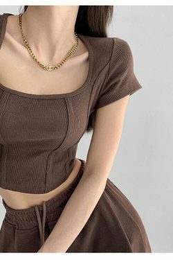 Coquette Aesthetic Crop Top: Y2K Fashion with Grunge & Pastel Goth Vibes