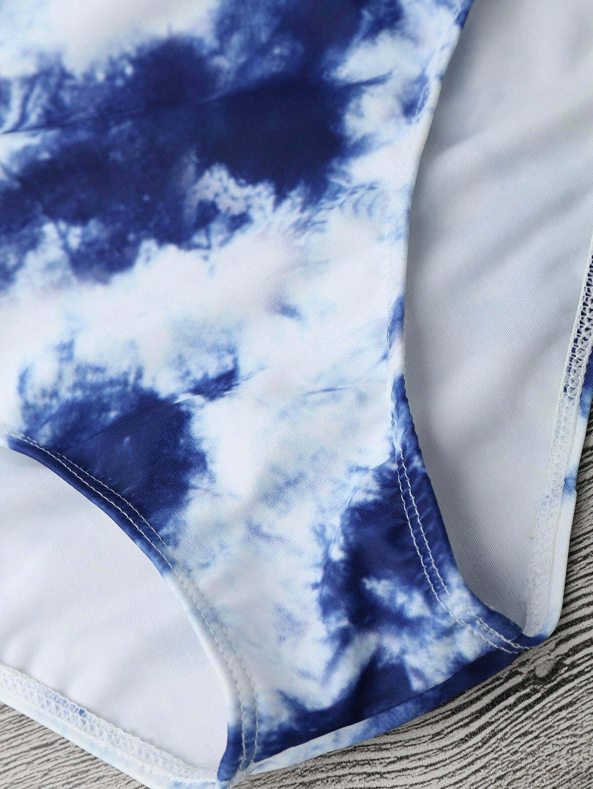 Coquette Aesthetic Cut Out Tie-Dyed High Waisted Bikini Coquette Aesthetic Cut Out Tie-Dyed High Waisted Bikini